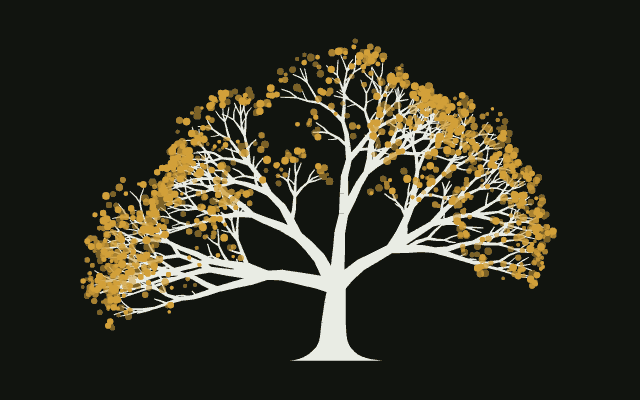 the oak swaying